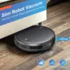GOOVI Robot Vacuum Cleaner 6000Pa Power Auto Charging App Control Water Tank Wet Mopping Robot Vacuum Cleaner Electric Sweeper 4