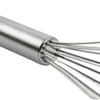 LMETJMA 8" 10" 12" Egg Whisk Stainless Steel Egg Whisk Kitchen Wire Balloon Whisk Milk Egg Beater Egg Mixing Mixer Tools KC0231 4