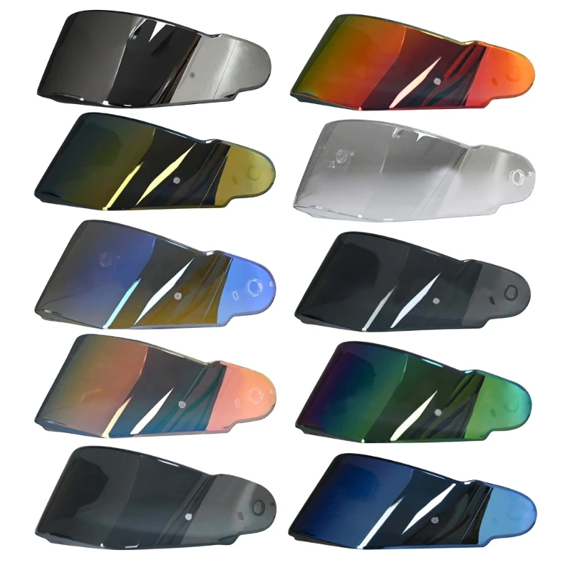 

Motorcycles Scooter Helmet Visor Lens Full Face Shield Lens Case for Faseed 816 Dropship