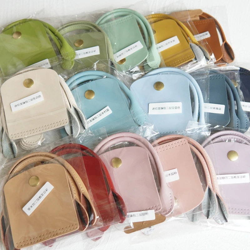 

Mini Dumpling Bag Handbag Cover Zipper Tail Suit Genuine Leather