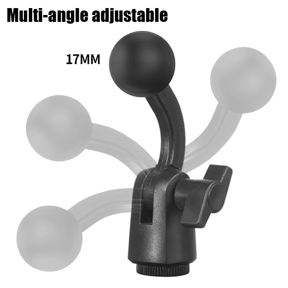 4-12.9 인치 태블릿 자동차 홀더 iPad 용 1/4 어댑터가있는 매직 암 클램프 뒷좌석 후원자 스탠드 자동차의 전화 태블릿 액세서리