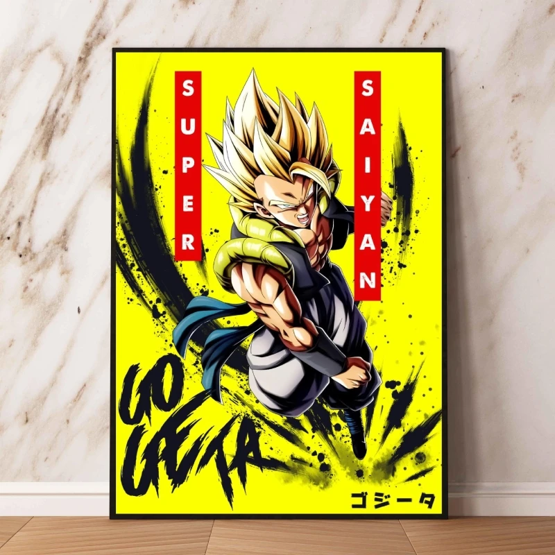 Cartazes de lona dragon ball goku desenho animado personagem imagem  presentes de aniversário moderna sala estar decoração da parede imagens de  quadrinhos - AliExpress