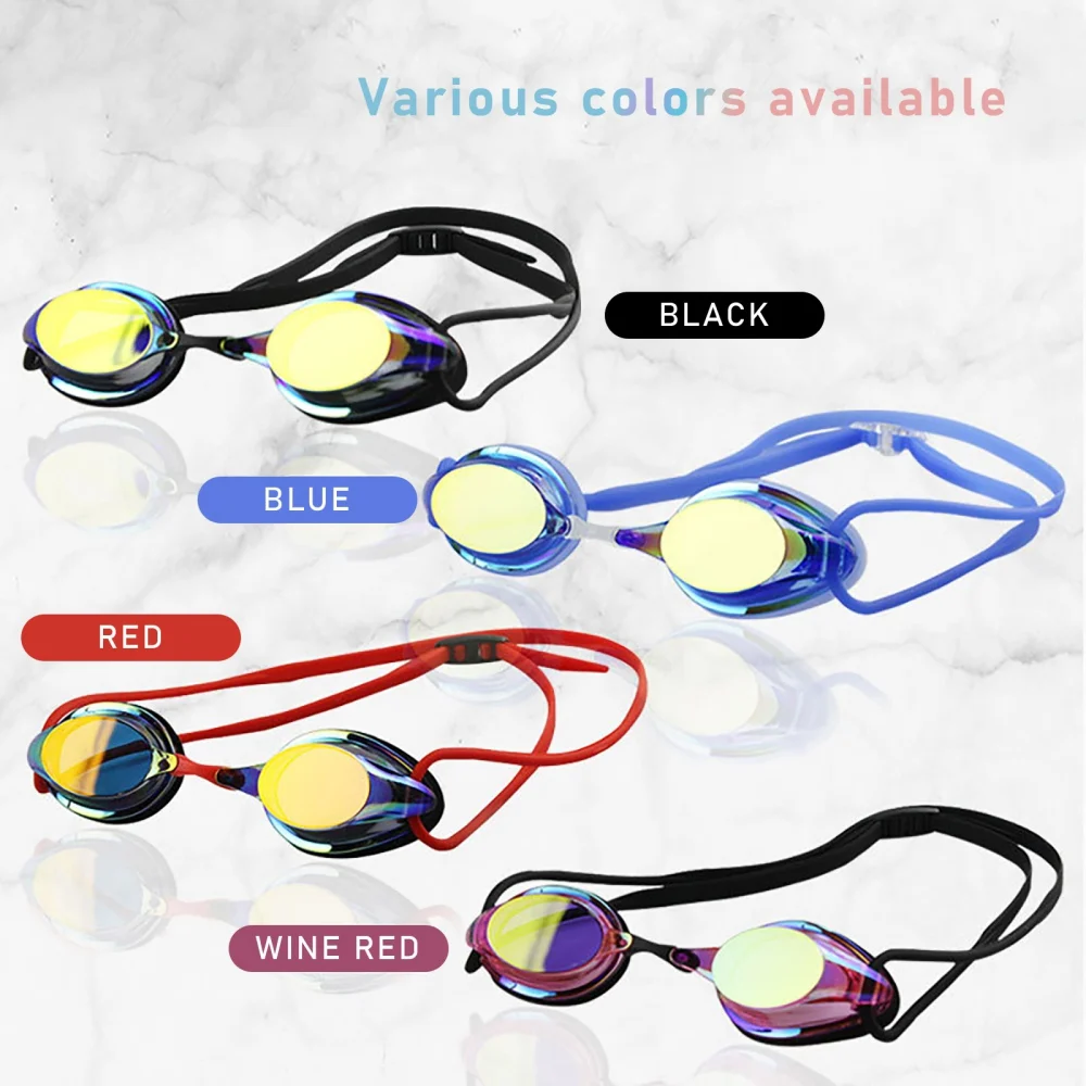 Swim Goggles Men Women Adult Anti Fog No Leaking UV Protection Polarized
