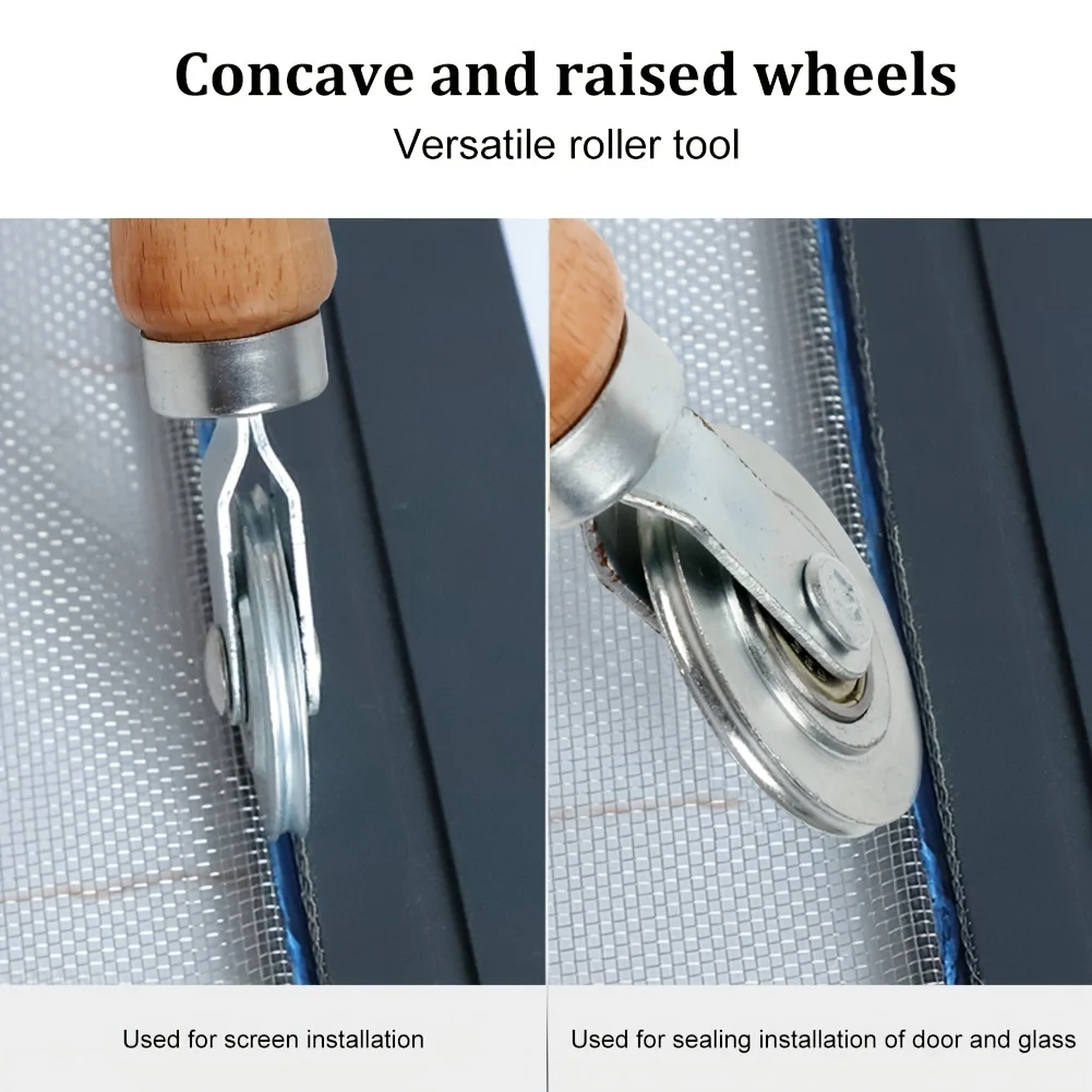 Window install tool screen rolling tools screen spline repair roller window door installation tool hand spline roller for home