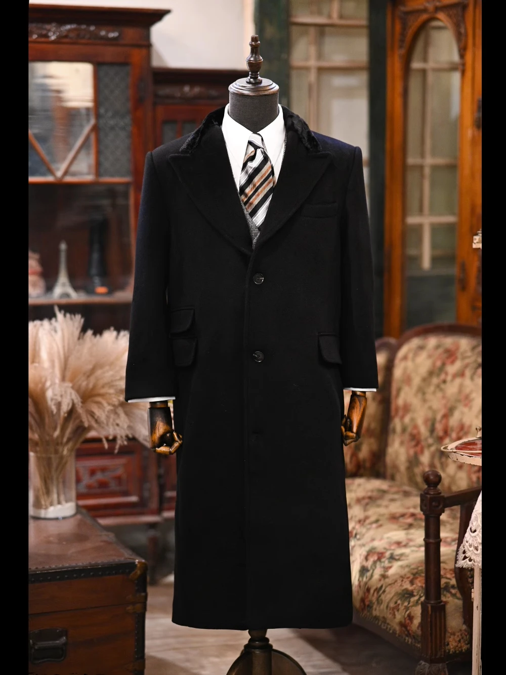 ジャケット・アウター sullen Wool Chesterfield Coat NAVY WOOL CHESTERFIELD COAT – SULLEN TOKYO