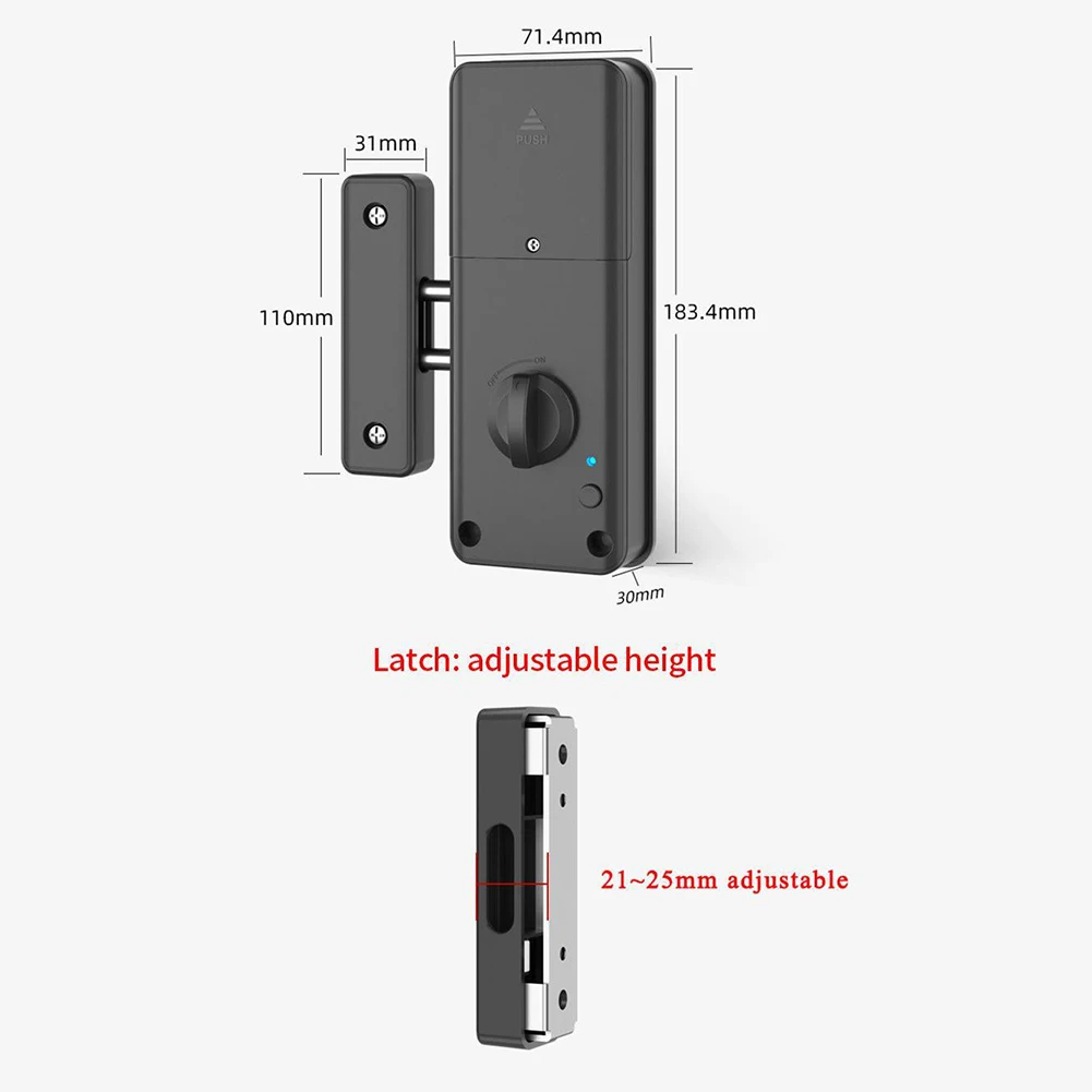 

1set Wood Door Lock With IC Card Unlock Electronic Lock Indoor Burglar Door Locks Hardware Home Improvement Accessories