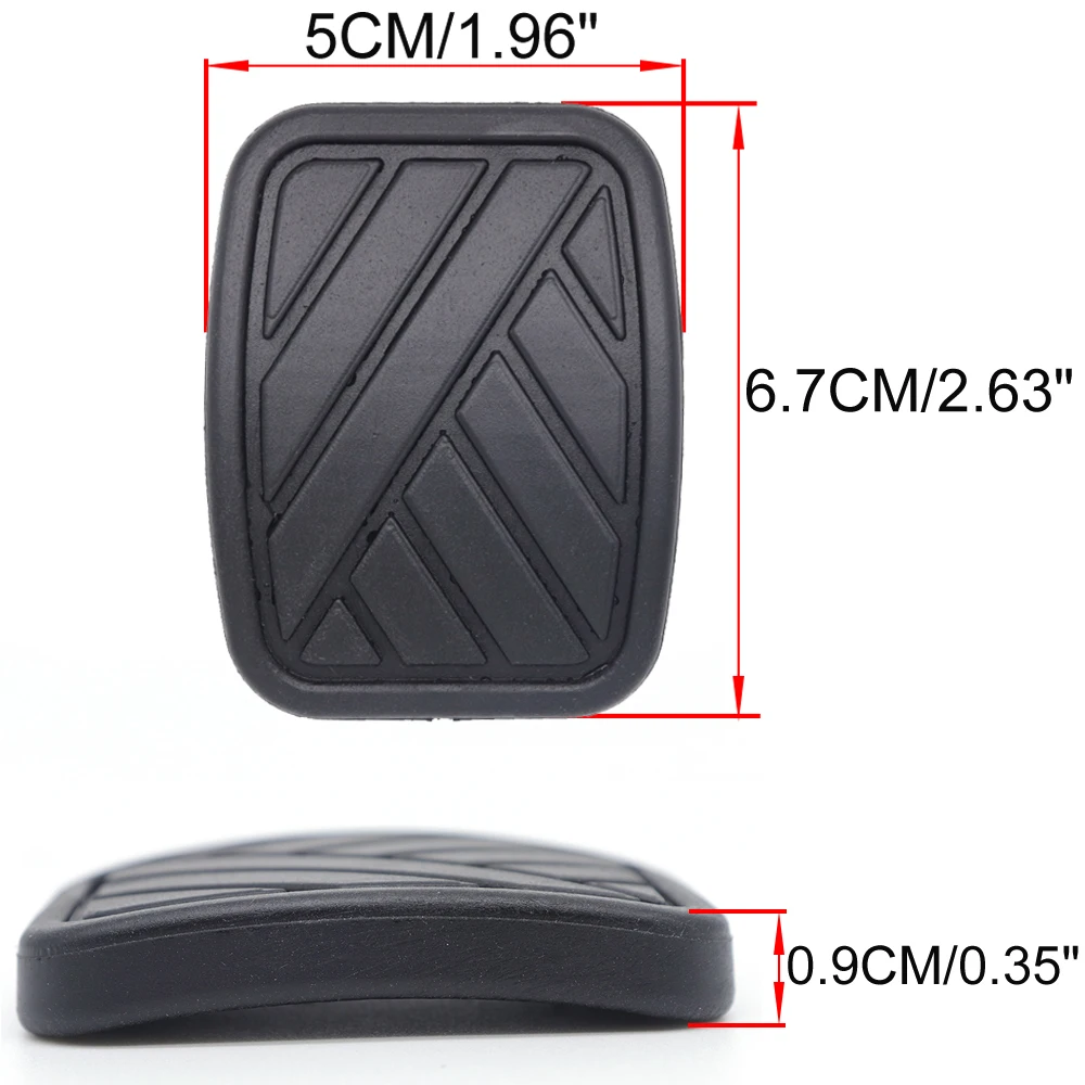 Car Rubber Brake Clutch Foot Pedal Pad Covers for Suzuki Vitara FT/GT JT 1999-2011 2012 2013 Chevrolet Tracker