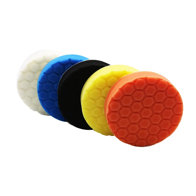 Car Polishing Pad 5 Pack 3/4/5/6/7 Inch Compound ing Polishing Pads Cutting Sponge Pads Kit for Car er Polisher Compounding and Waxing
