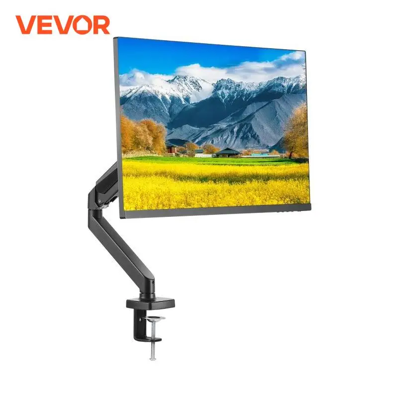 Monitor Stand VEVOR Single/ Dual/ Triple Monitor Mount for Screens Gas Spring Monitor Arm Desk Mount