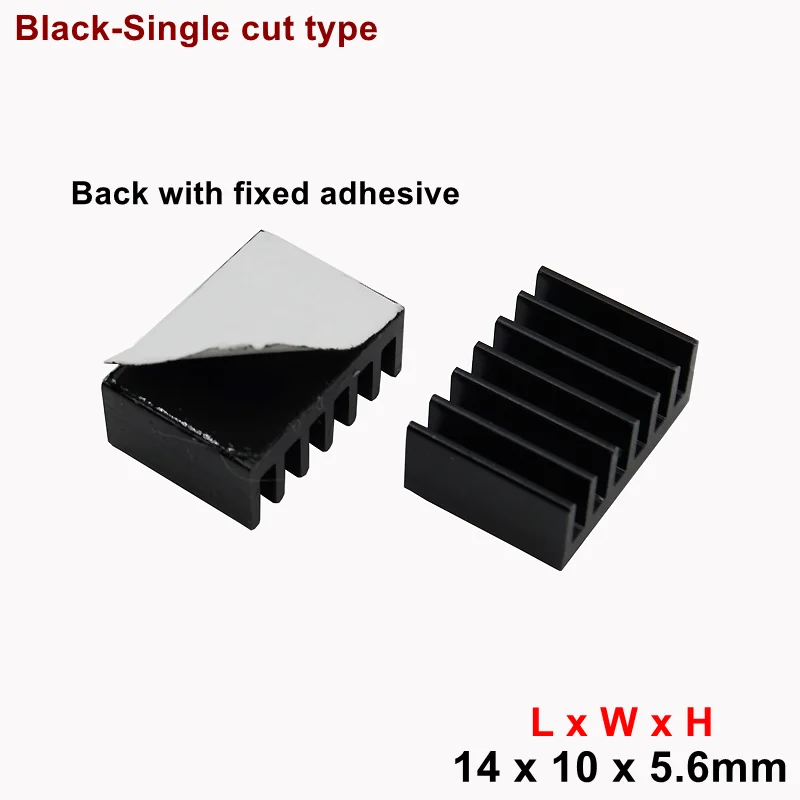 10-Pack Aluminum Heatsink Radiators for Enhanced Heat Dissipation