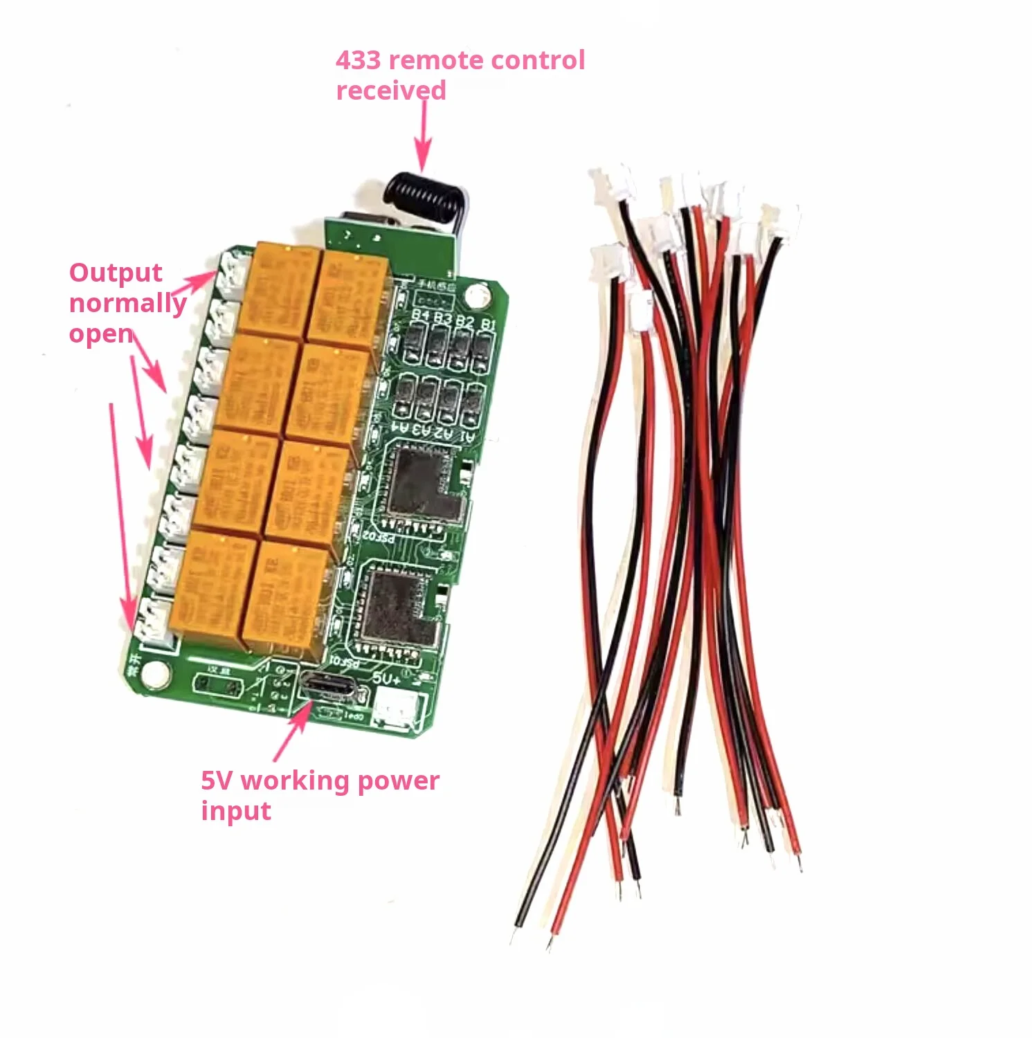 Yiweilian 8Channel WiFi Remote Control Switch Relay Module Supports Mobile Phone