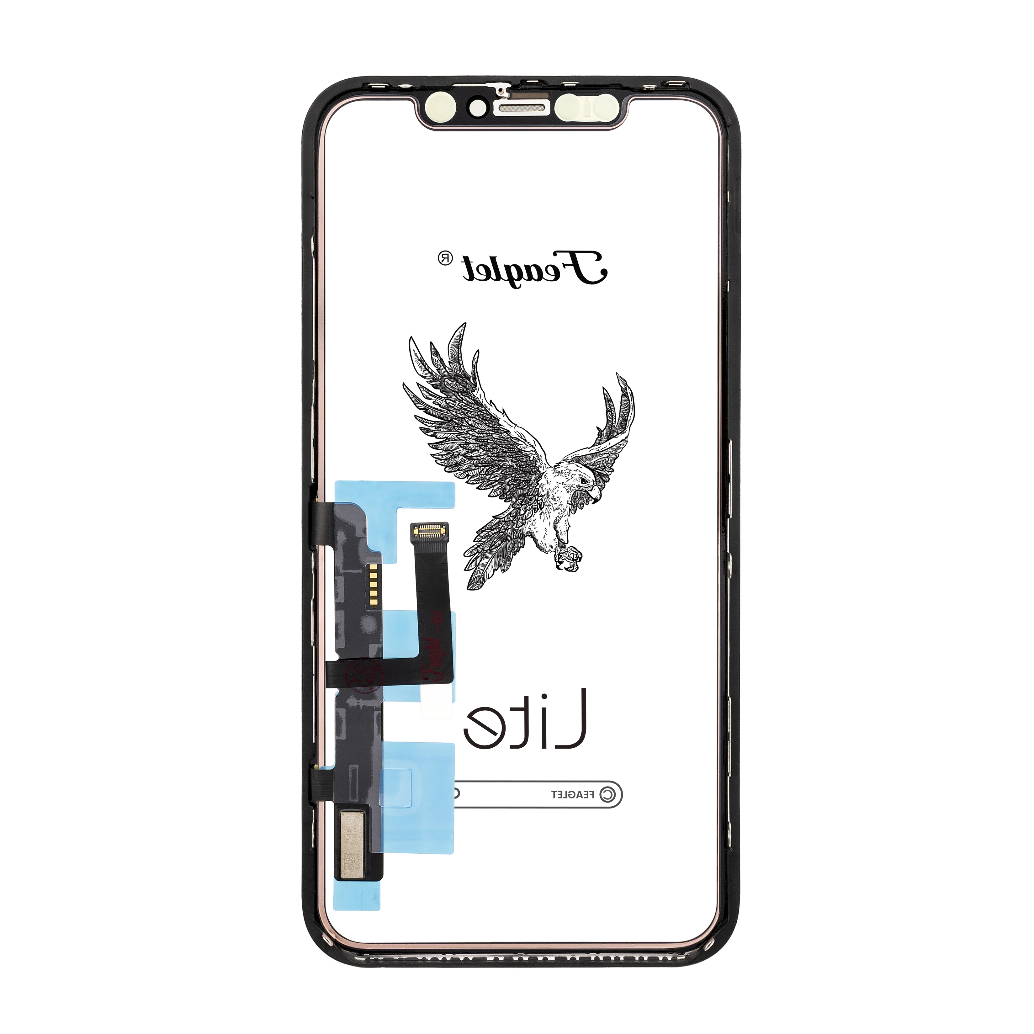 Touch Screen Digitizer Replacement 3Pcs For X XR Xs Max 11 12 Pro 11Pro Max NO IC Touch Screen Glass OCA Screen