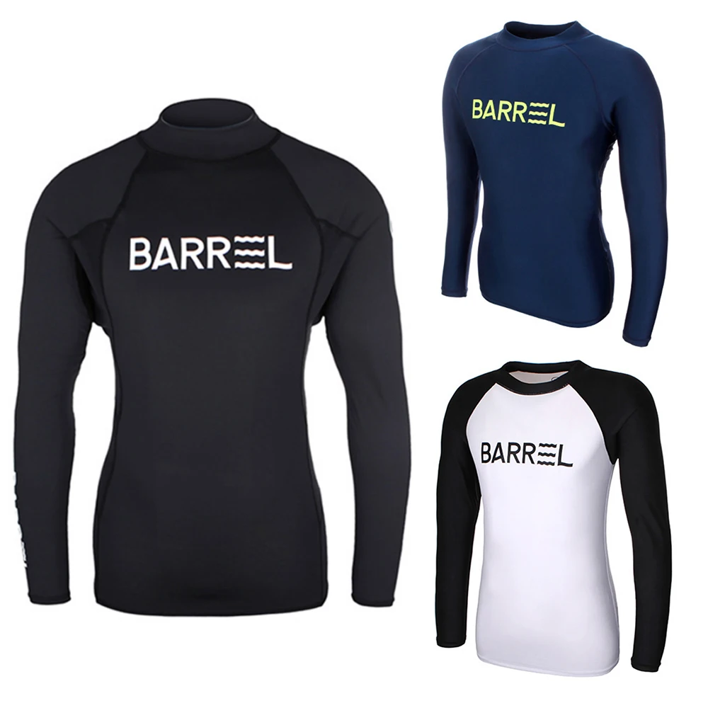 

New Men's Wetsuit Quick drying Surfing suit Top Outdoor Beach Swimming Split Long sleeve Sunscreen Swimsuit Water Sports Top