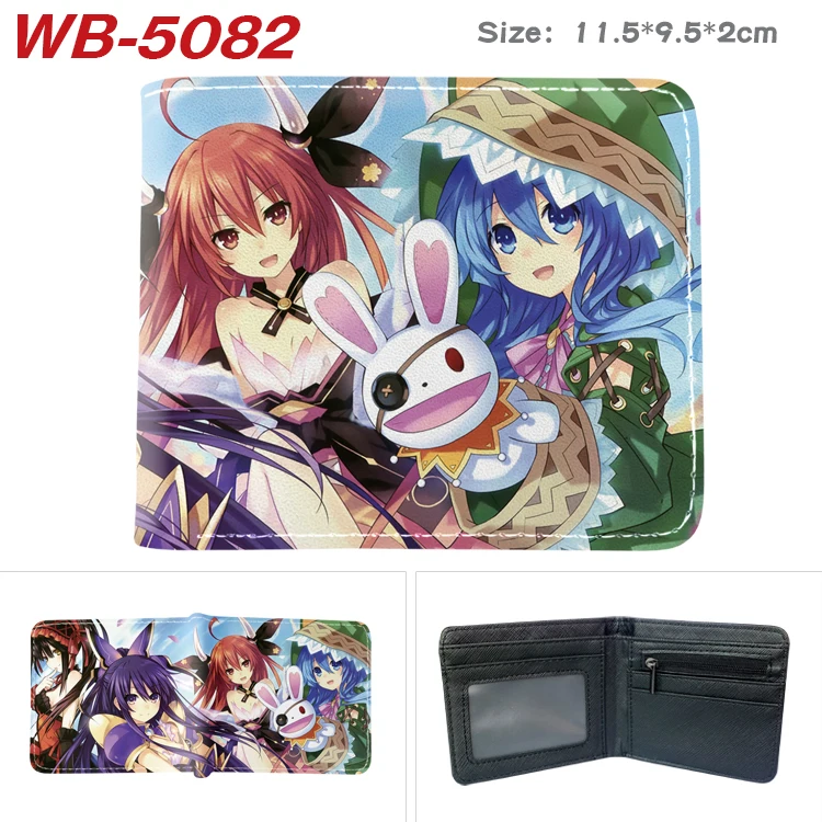 Anime DATE A LIVE Männer Geldbörsen Cartoon Tokisaki Kurumi Kurze Frauen Geldbörse mit Münzfach – Detail 14