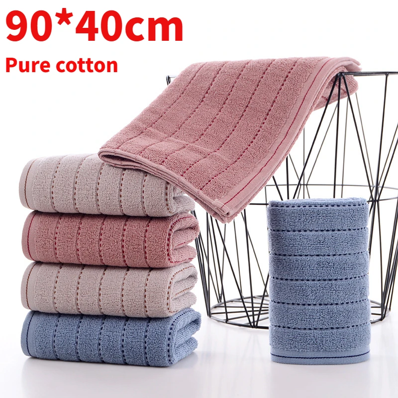 

40*90cm Cotton Towel Kitchen Towels Bathroom Large and Thick Bath Towel Spa For Home Garden Bathrooms Accessories Girls Sauna