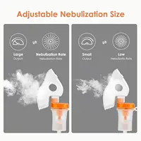 Nébuliseur portable, machine nébuliseur pour adultes et enfants, mini nébuliseur portatif avec embout pour adultes et masques de chargement 2