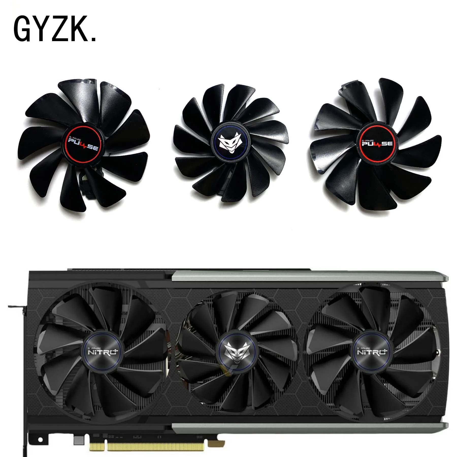 Ventilateur de refroidissement de carte vidéo Twin Rand OC,revenu 92S2U