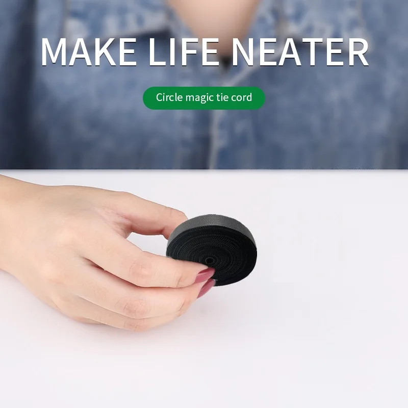 1-5m Cable Organizer Cable Management Wire Winder Tape Earphones Mouse Cord Management Ties Protector For iPhone Xiaomi Samsung