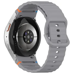 Enhanced Sport Silicone Watch Strap - Original Wristband for Samsung Galaxy Watches (Space grey)