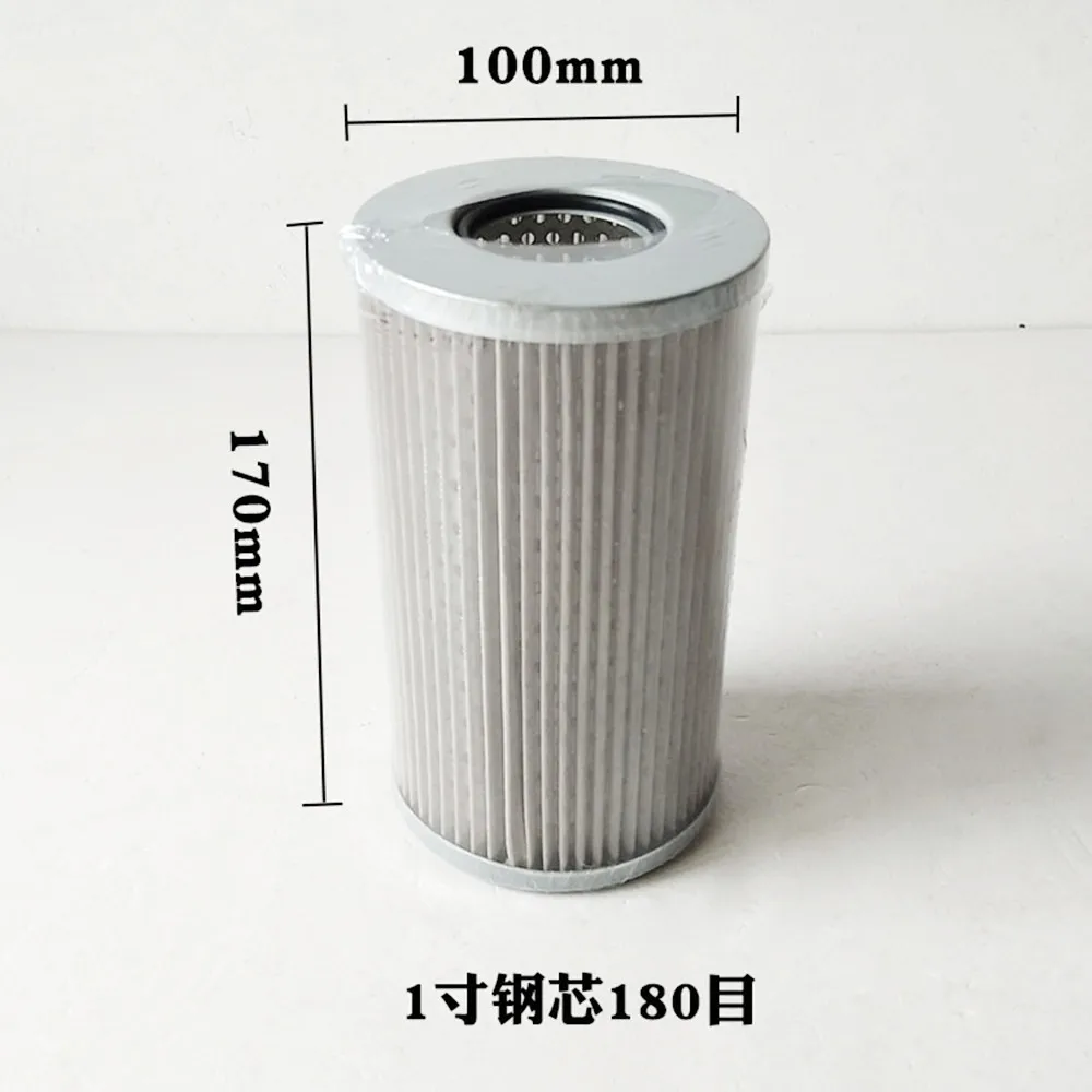 Industrial hydraulic oil return filter element 1 inch 1.5 inch 2 large flow diesel filter element steel mesh paper mesh