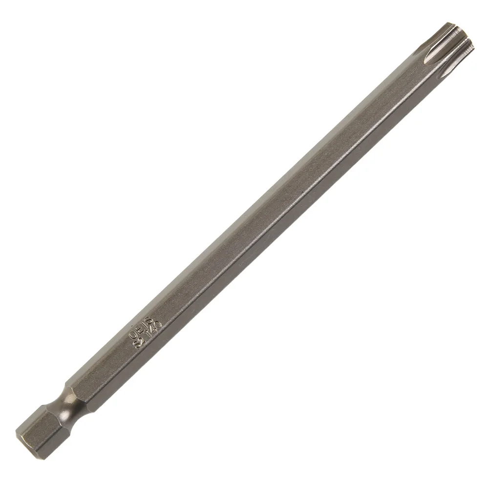 Sechskantschaft, Magnetkopf-Torx-Schraubendreher, Bit aus legiertem Stahl, 100 mm, T7/8/9/10/15/20/25/27/30/40, manipulationssicherer Stern für Sicherheit – Detail 21