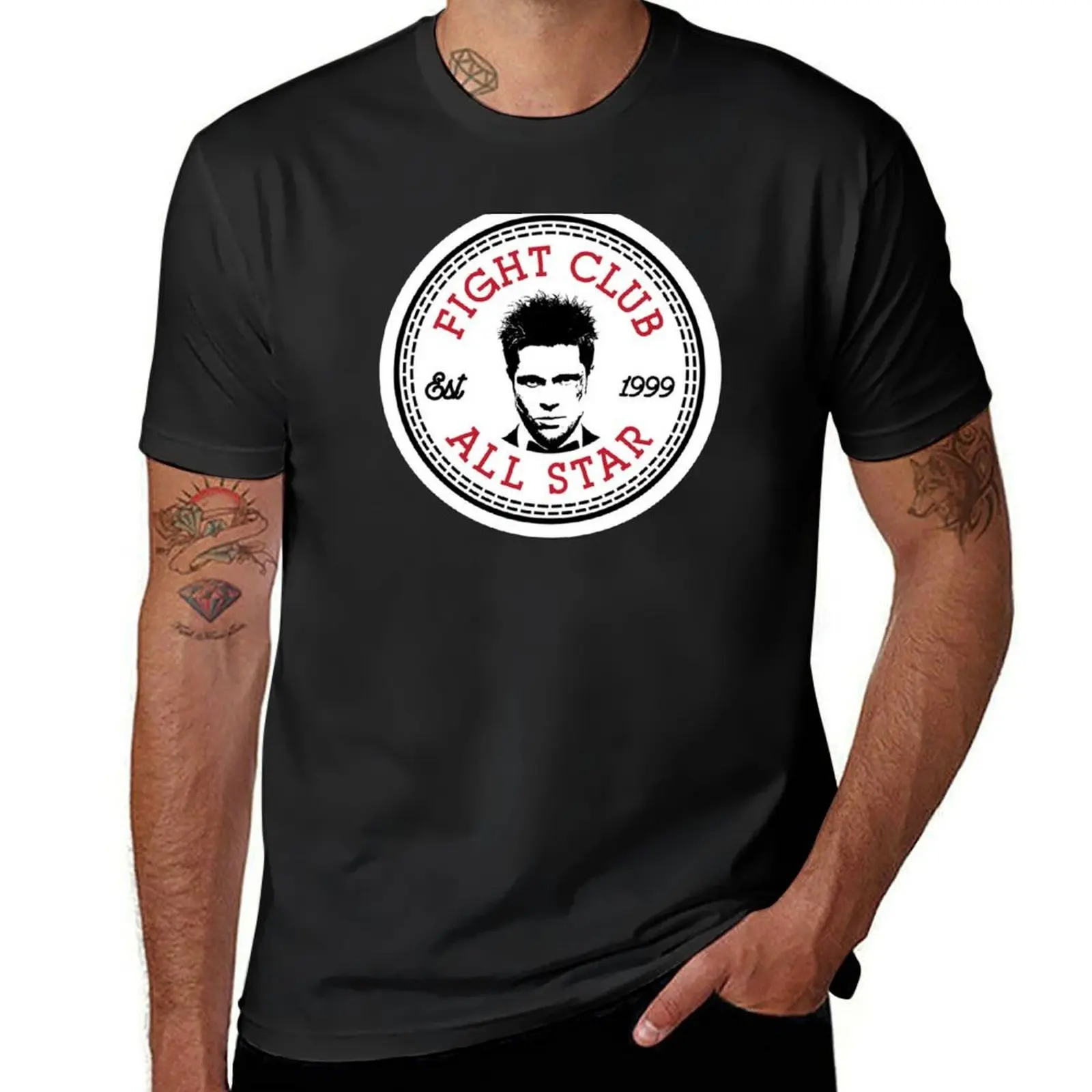 

Fight Club All Star Logo T-Shirt summer top aesthetic clothes summer clothes plain t shirts men