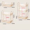 Bathroom Corner Storage Organizer Shelf Home Makeup Skincare Shampoo Lipstick Tabletop Holder Cosmetic Desk Kitchen Rack 6