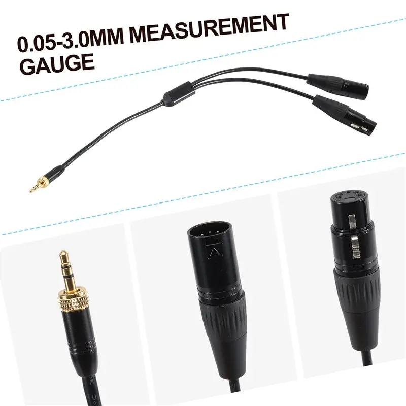Nanlite CB-DMX-3.5C-1/2용 A52T Forza 60 II, 60C, Pavotube II, 150B 및 150 LED 조명용 DMX 3.5Mm 케이블