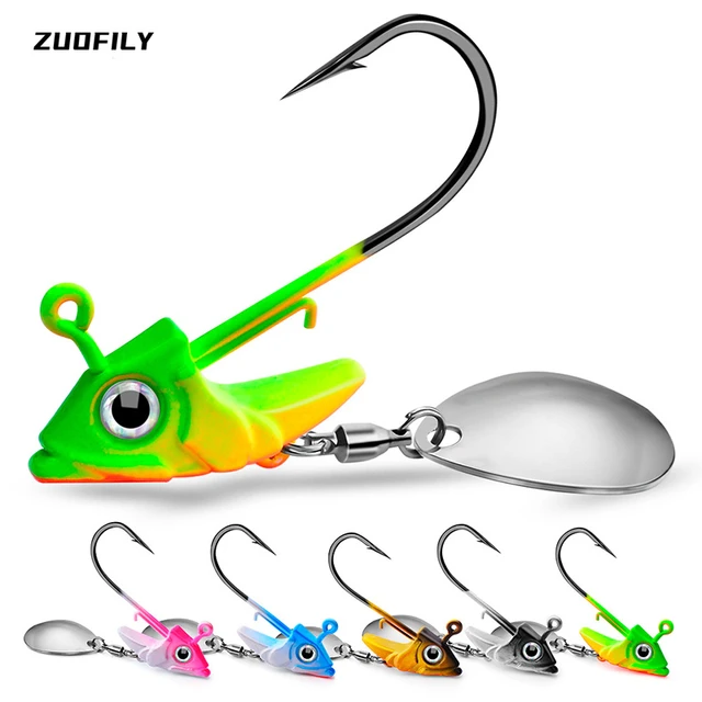 HOT Fishing Jig Hook 7.5/10.5/15g Fish Jig Head Fishing Hook Set