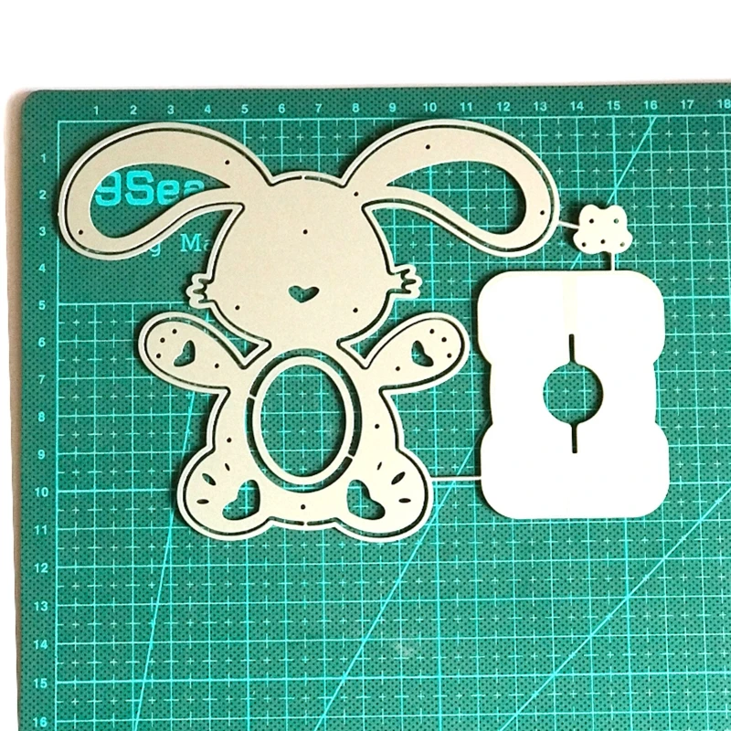 

Easter Bunny Metal Cutting Dies Scrapbooking Stencil Die Cuts Card Embossing DIY Photo Album Template Mold Decoration