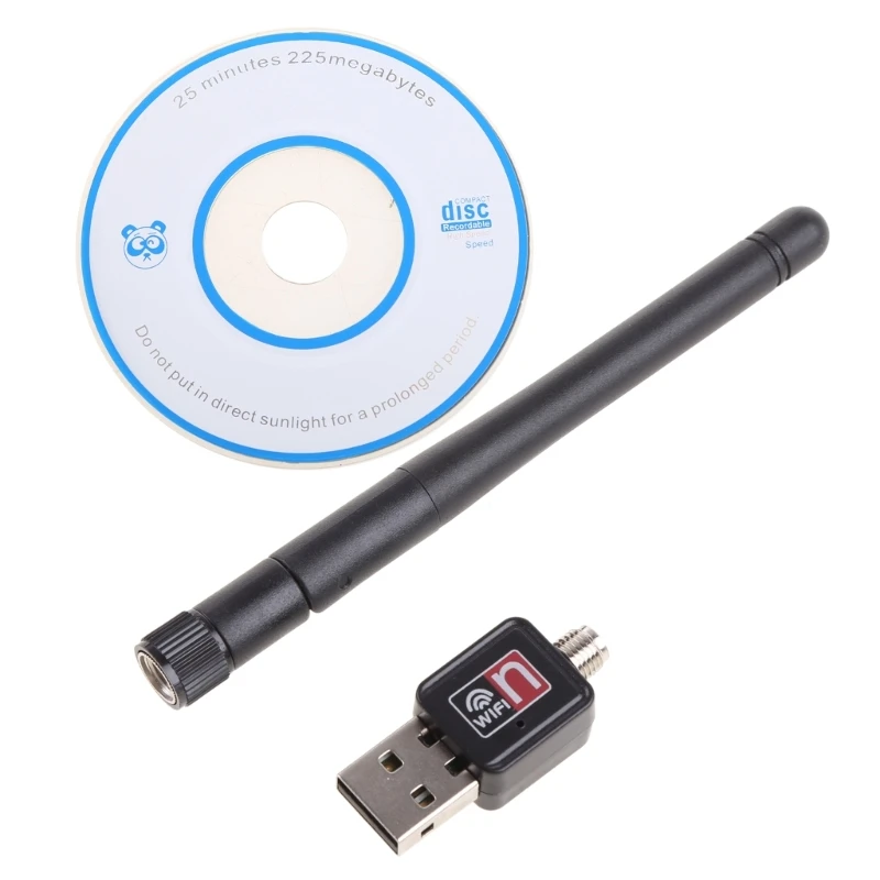 Mini USB Wifi Adapter 150Mbps 2dB 5dB Antenna  Lan Card PC Wi-fi Receiver Drop Shipping