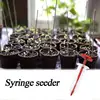Gardening Tool Supplies Syringe Seeder Mini Sowing Seed Dispenser Garden Seed Sower Planter Manual Seeding Flower Pot Flower Bed 4
