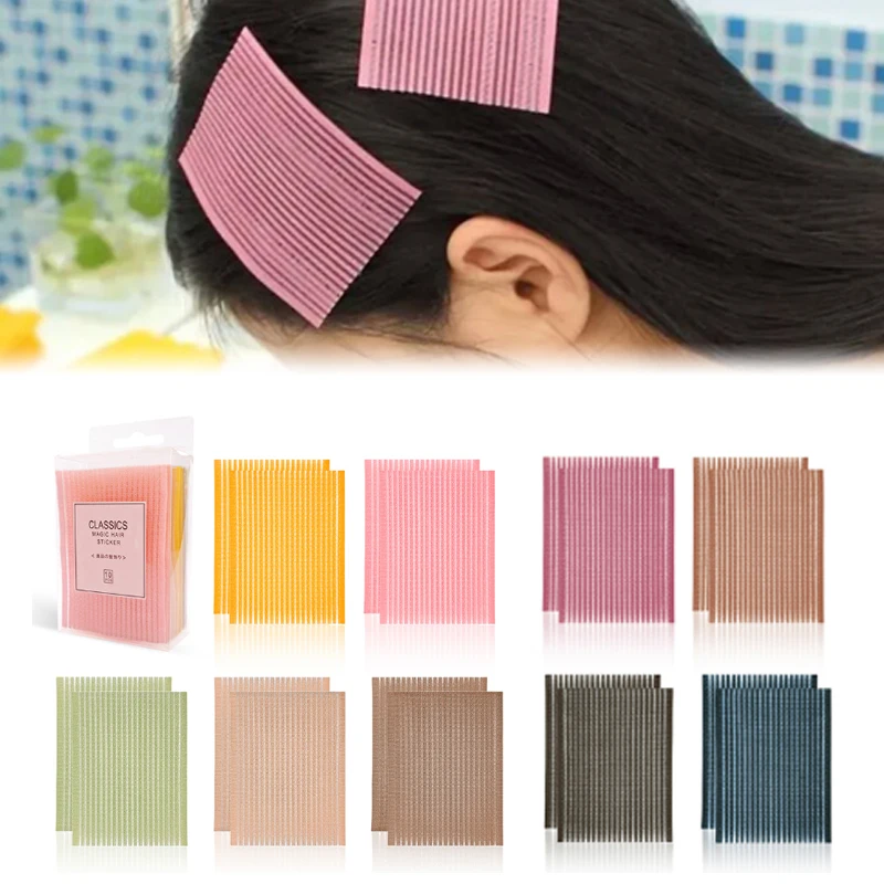 

10pcs Front Hair Fringe Fashion Stabilizer Makeup Sticker Pad Patch Pastel Clip Bangs Magic Tape Fringe Girls Gifts