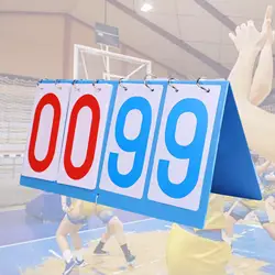Table Top Scoreboard Multi Sports Score Turn 00-99 for Volleyball Tennis