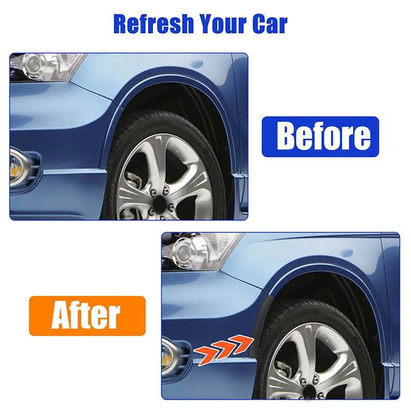Front Bumper Wheel Fender Eyebrow Molding Trim For Honda CRV 2007-2011 Car Accessories 71103-SWA-000/71108SWA000 car bumper strip,car front bumper trim