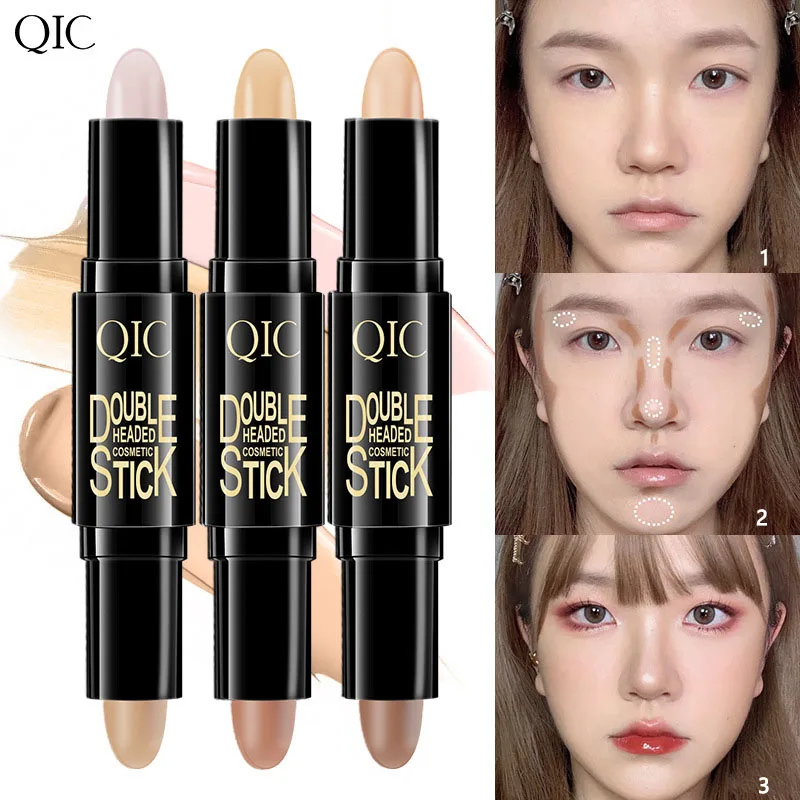 Face Concealer Professional Makeup Base Foundation Cream for Face Contouring Bronzer Women's Cosmetics