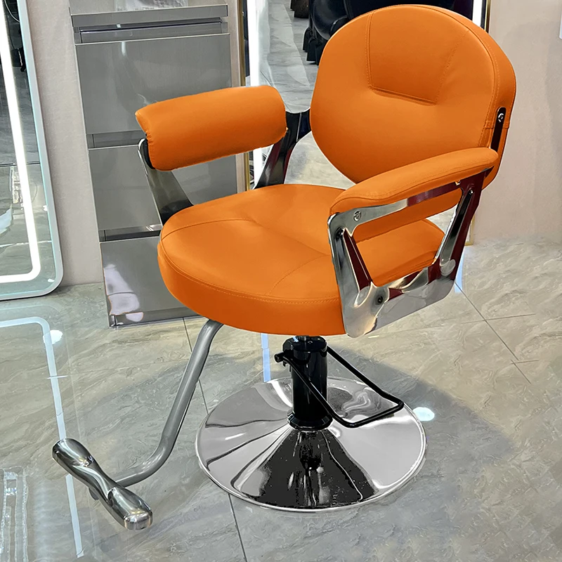 Hair Stylist Makeup Barber Chairs Barbershop Hairdressing Luxury Hair Salon Barber Chairs Vanity Sillas Salon Furniture QF50BC makeup manicure barber chairs barbershop rolling cosmetic vanity barber chairs beauty sillas de barberia modern furniture