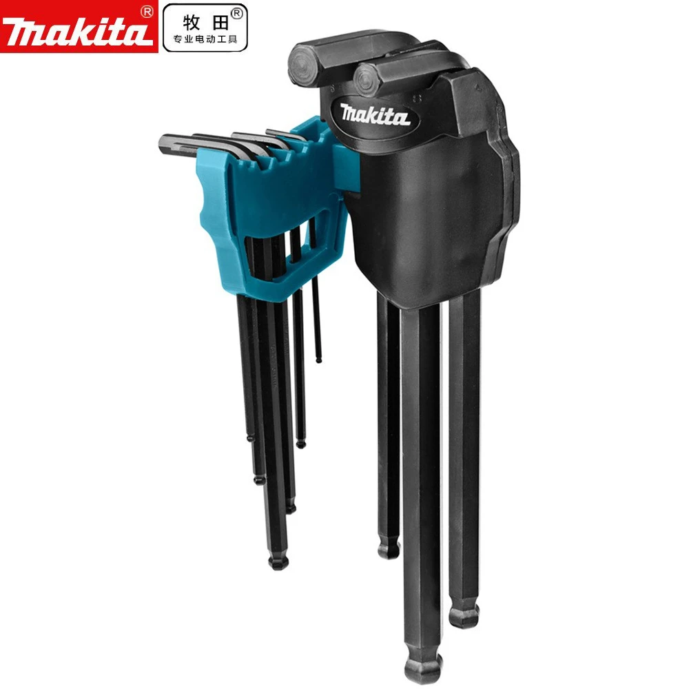 Makita B65894 9piece Allen Key Set Hex Wrench Adjustable Spanner