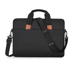 Waterproof Portable Laptop Sleeve Bag - Stylish Travel Carrying Case - 14 - 14.6 Inch (Black)