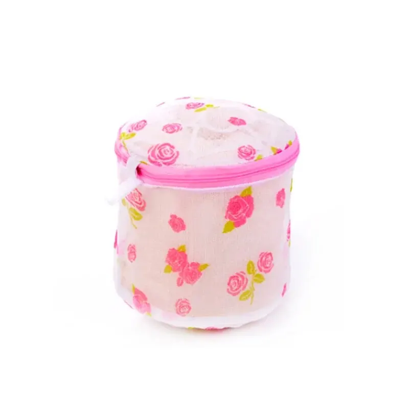 (1pcs)Bracelet with Bracket Printed Bra Protective Washing Bag Underwear Washing Bag Washing Machine Laundry Net Bag 5