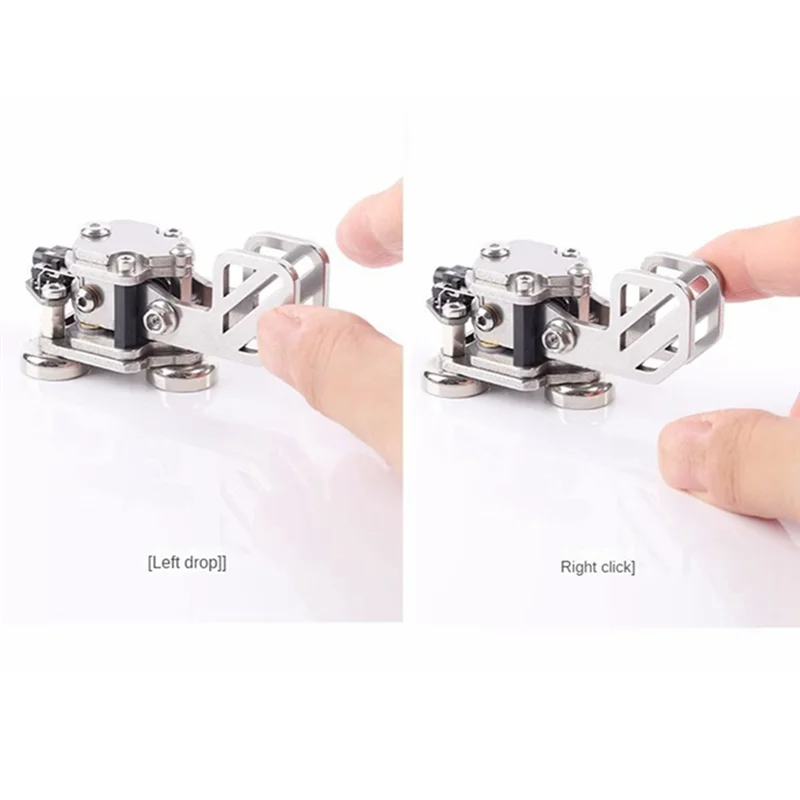 Mini CW Morse Key Double Paddle Code Keyer in Aluminium Alloy for Practise Beginner CW Telegraph Shortwave Radio