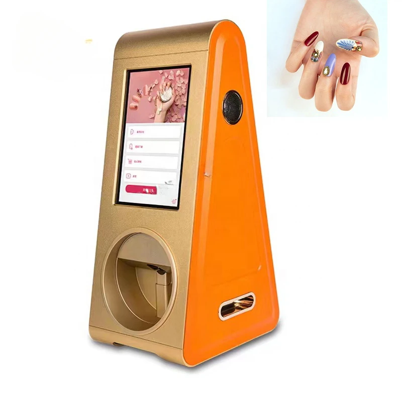 Automatic digital design manicure 3d finger nail art polish printing printer machine nail printer textile design in the digital age