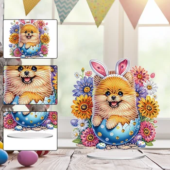 Diamond Painting Desktop Decors Acrylic Special Shape Coral Pearl 5D DIY Diamond Art Tabletop Decorations for Home Office Decor 3