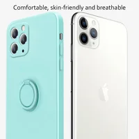 Coque de téléphone magnétique en silicone souple pour iPhone 13 11 12 Pro Max X XR XS Max 7 8 6 6s Plus Se 2020 Capa