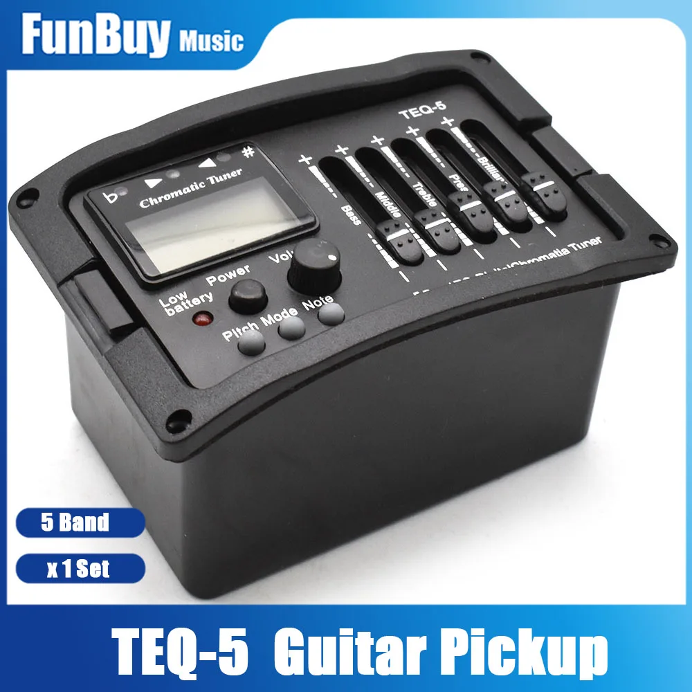 5 Band Acoustic Guitar Preamp EQ Equalizer Classical