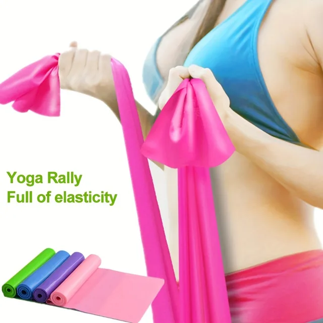 Premium Rubber Resistance Band for Yoga & Fitness - Long Stretch Training Bands for Physical, Home Strength Exercis Premium Rubber Resistance Band for Yoga & Fitness - Long Stretch Training Bands for Physical, Home Strength Exercis