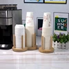P82D Disposable Cup Storage Holder Rack Shelf Water Tea Cups Wood Dispenser with Longer Stick Mug Display Stand Organizer 5