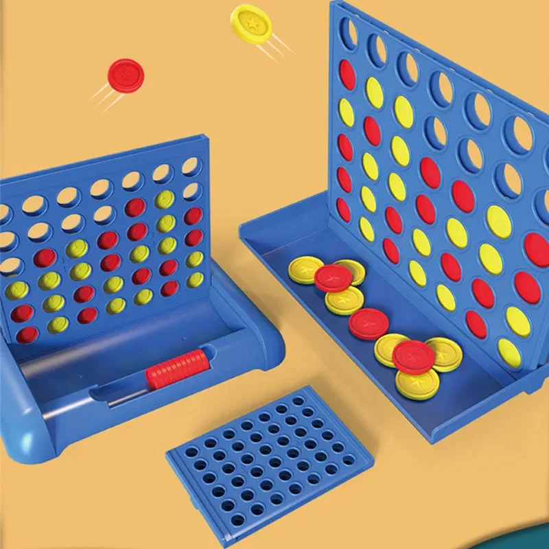 Connect 4 In A Line Board Game Children's Educational Toys Classic Party Chess Family Toy Early Educational Puzzle Thinking Gift 2