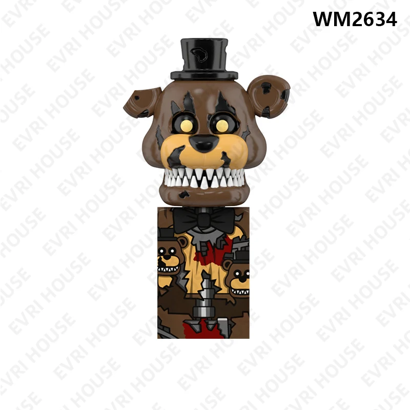 משחקים מיני פיגורות פעולה קוביות הרכבה צעצועים לילדים WM6173