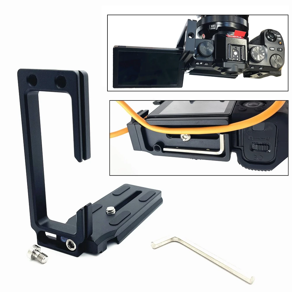 X-S10 Portacavi Quick L Plate Treppiede Per Fujifilm Xs10 Fuji Mirrorless Camera Live Streaming Teathered Shooting